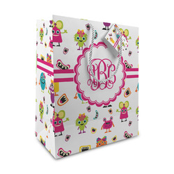 Girly Monsters Medium Gift Bag (Personalized)
