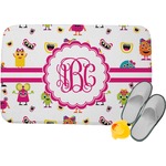 Girly Monsters Memory Foam Bath Mat - 24"x17" (Personalized)