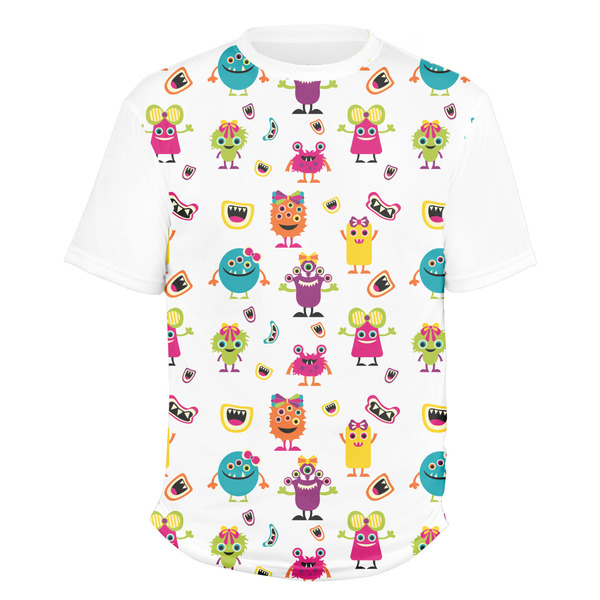 Custom Girly Monsters Men's Crew T-Shirt - Small
