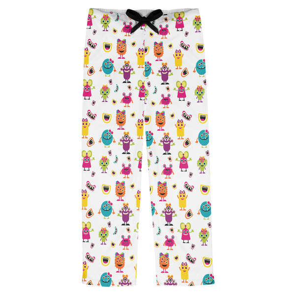 Custom Girly Monsters Mens Pajama Pants - L