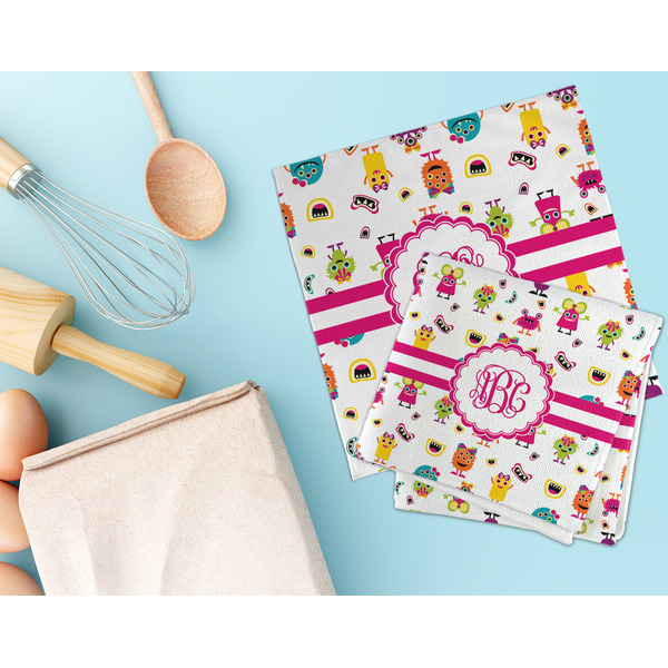 Girly Monsters Microfiber Dish Rag - LIFESTYLE