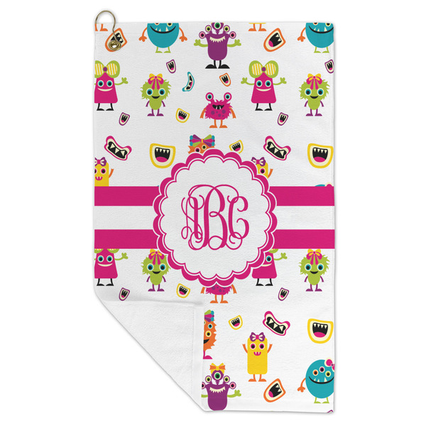 Girly Monsters Microfiber Golf Towels - FOLD