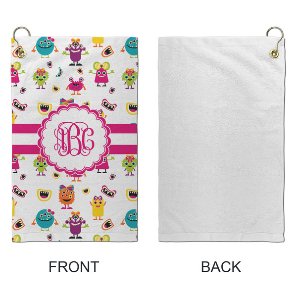 Girly Monsters Microfiber Golf Towels - Small - APPROVAL