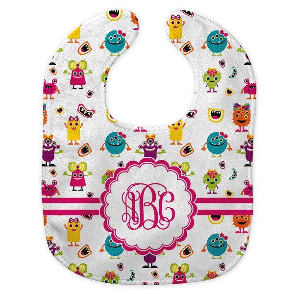 Girly Monsters New Bib Flat Approval