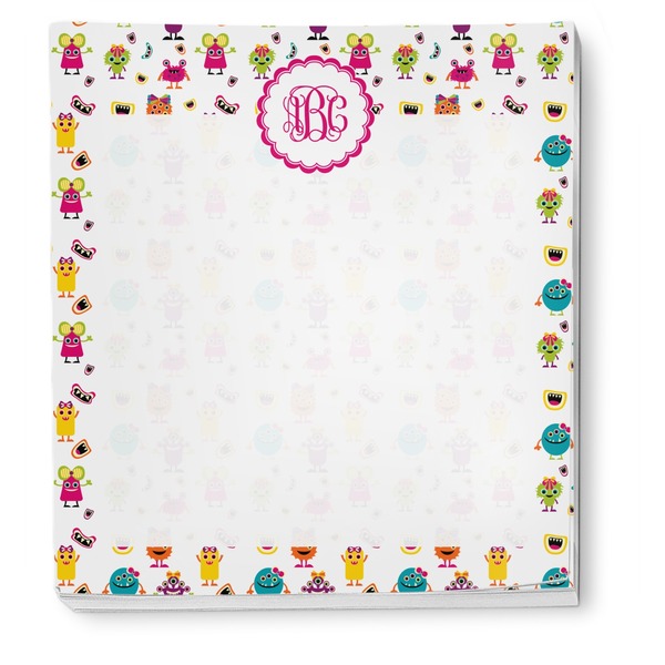 Girly Monsters Notepad - Apvl