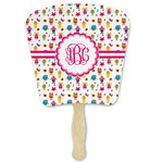 Girly Monsters Paper Fan (Personalized)