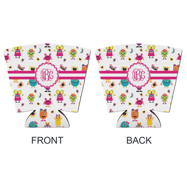 Girly Monsters Party Cup Sleeves - with bottom - APPROVAL