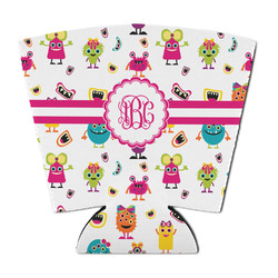 Girly Monsters Party Cup Sleeve - with Bottom (Personalized)