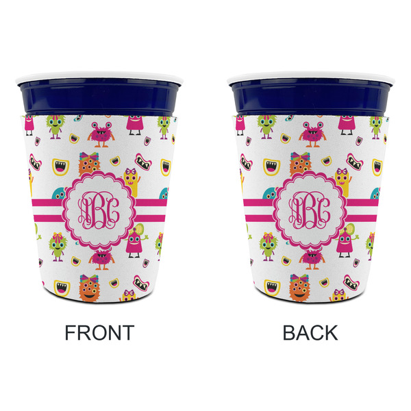 Girly Monsters Party Cup Sleeves - without bottom - Approval