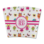 Girly Monsters Party Cup Sleeve - without bottom (Personalized)