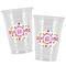 Girly Monsters Party Cups - 16oz - Alt View