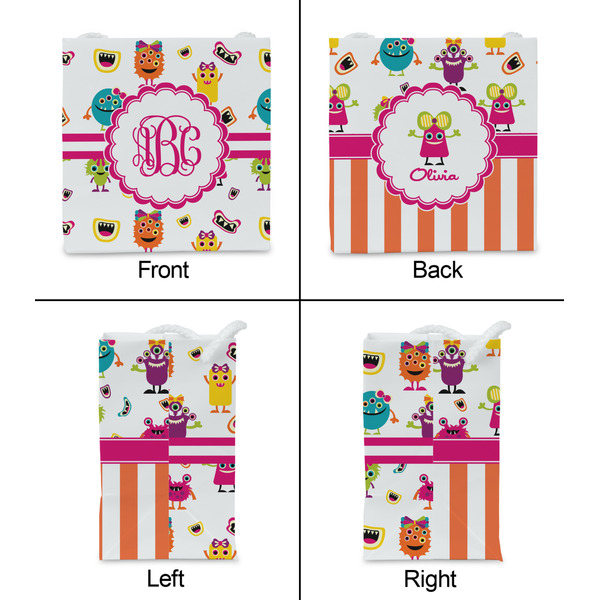 Girly Monsters Party Favor Gift Bag - Matte - Approval