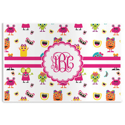 Girly Monsters Disposable Paper Placemats (Personalized)