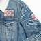 Girly Monsters Patches Lifestyle Jean Jacket Detail