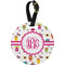 Girly Monsters Personalized Round Luggage Tag