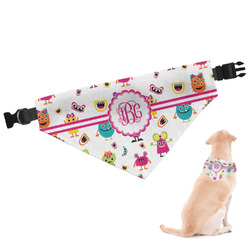 Girly Monsters Dog Bandana (Personalized)