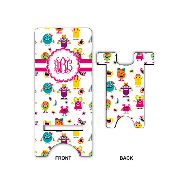 Girly Monsters Phone Stand - Front & Back