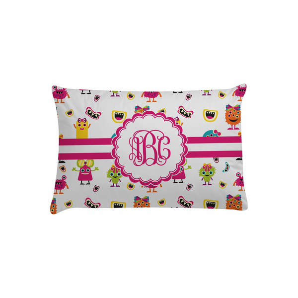 Custom Girly Monsters Pillow Case - Toddler (Personalized)