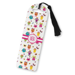 Girly Monsters Plastic Bookmark (Personalized)