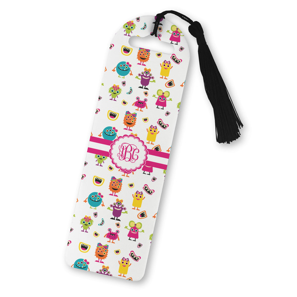 Custom Girly Monsters Plastic Bookmark (Personalized)