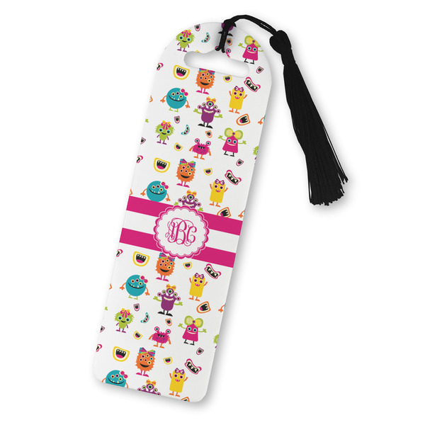 Custom Girly Monsters Plastic Bookmark (Personalized)