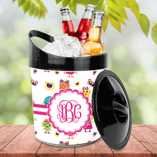 Girly Monsters Plastic Ice Bucket - LIFESTYLE