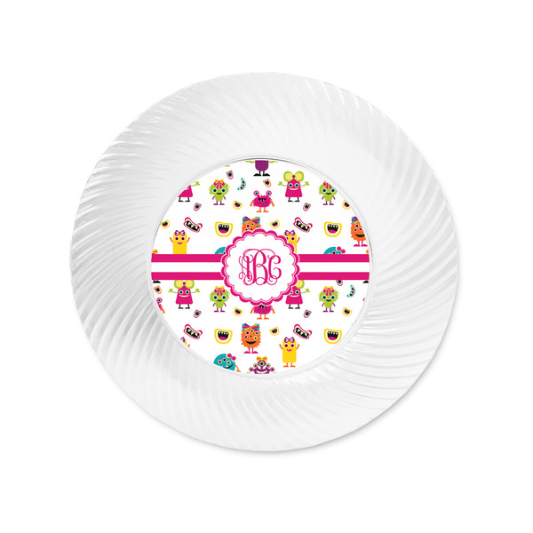 Girly Monsters Plastic Party Appetizer & Dessert Plates - Approval