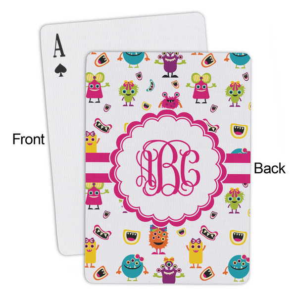 Girly Monsters Playing Cards - Approval
