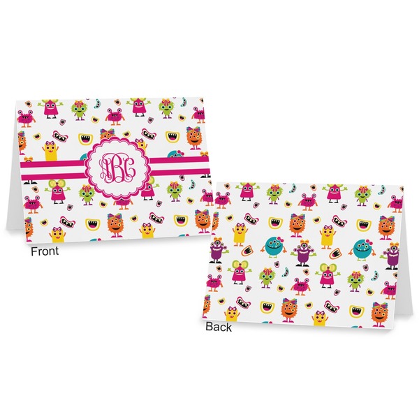 Girly Monsters Postcard - Front and Back