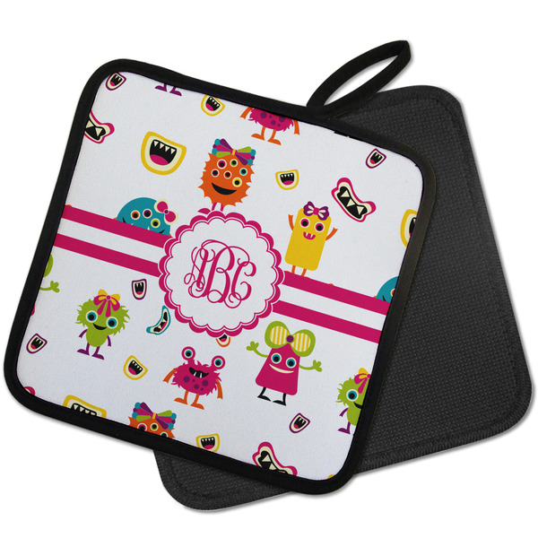 Girly Monsters Pot Holders - PARENT MAIN