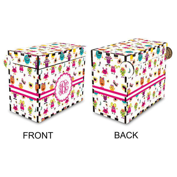 Girly Monsters Recipe Box - Full Color - Approval