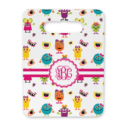 Girly Monsters Rectangular Trivet with Handle (Personalized)