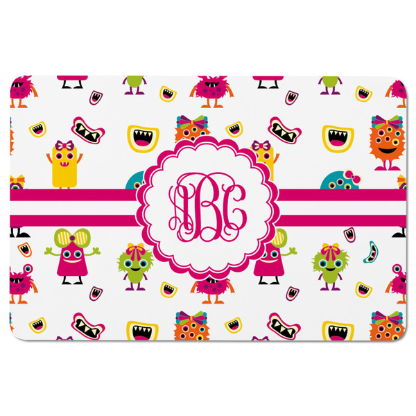 Girly Monsters Rectangular Fridge Magnet - FRONT