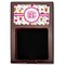 Girly Monsters Red Mahogany Sticky Note Holder - Flat