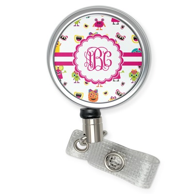 Girly Monsters Retractable Badge Reel (Personalized)