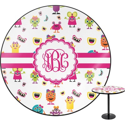 Girly Monsters Round Table (Personalized)