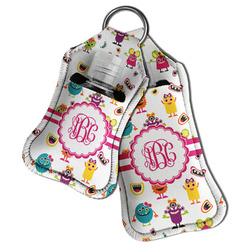 Girly Monsters Hand Sanitizer & Keychain Holder (Personalized)