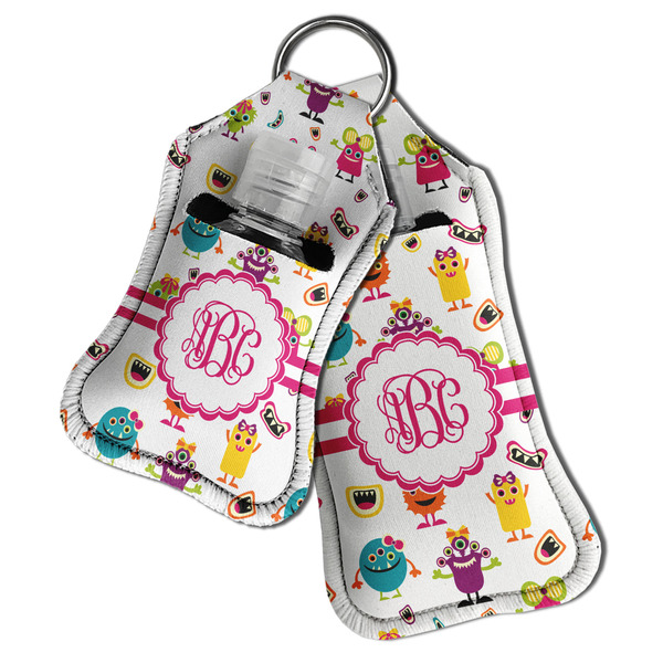 Girly Monsters Sanitizer Holder Keychain - Both in Case (PARENT)