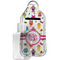 Girly Monsters Hand Sanitizer & Keychain Holder - Large (Personalized)
