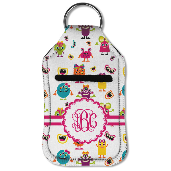 Girly Monsters Sanitizer Holder Keychain - Small (Front Flat)