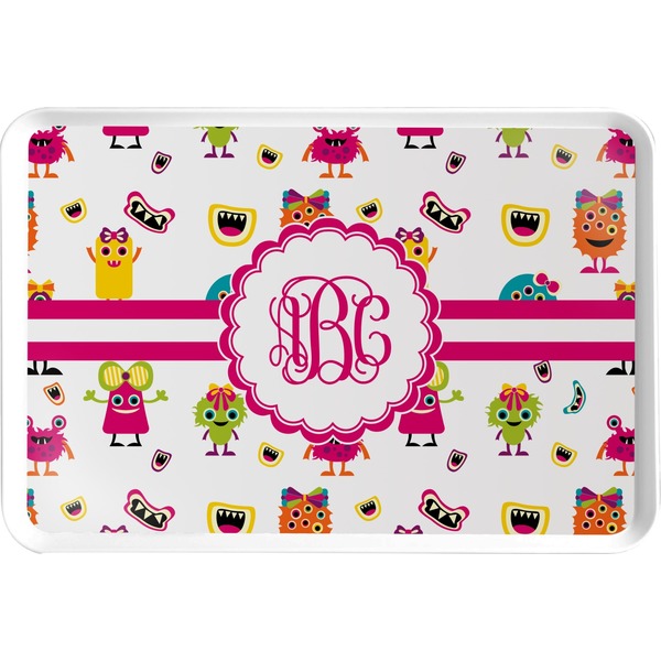 Custom Girly Monsters Serving Tray (Personalized)