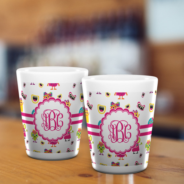 Girly Monsters Shot Glass - White - LIFESTYLE
