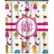 Girly Monsters Shower Curtain 70x90