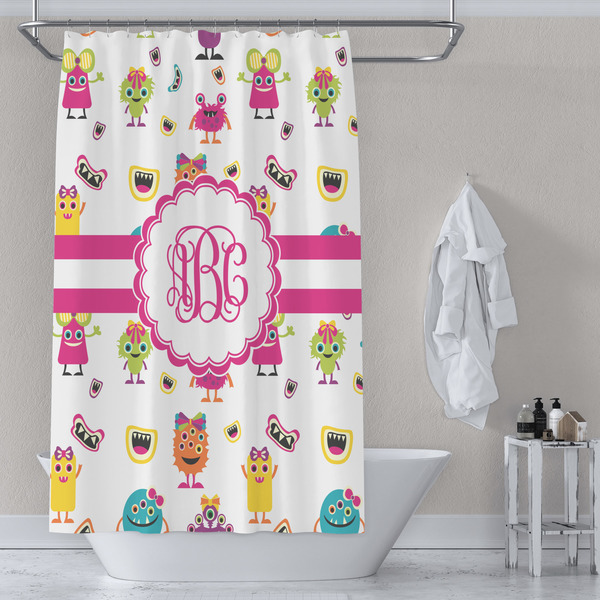 Girly Monsters Shower Curtain Lifestyle