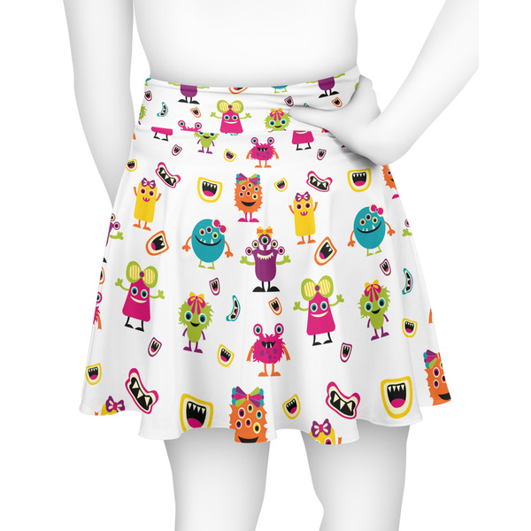 Girly Monsters Skater Skirt - Back