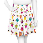 Girly Monsters Skater Skirt (Personalized)