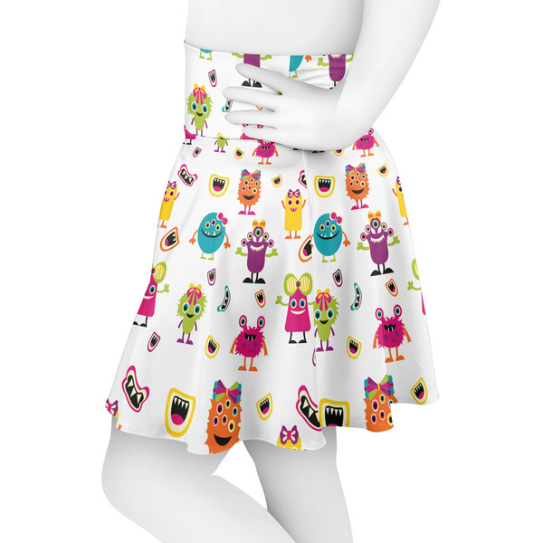 Girly Monsters Skater Skirt - Side
