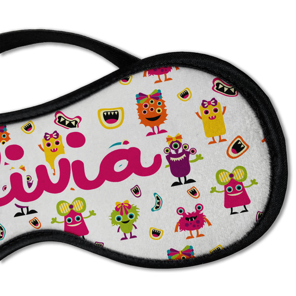 Girly Monsters Sleeping Eye Mask - DETAIL Large