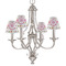 Girly Monsters Small Chandelier Shade - LIFESTYLE (on chandelier)