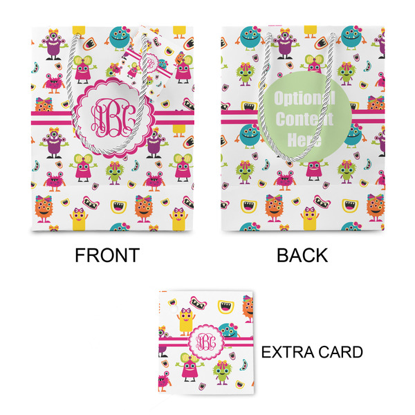 Girly Monsters Small Gift Bag - Approval